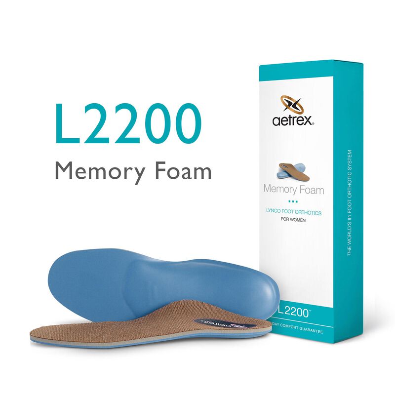 Women&#39;s Memory Foam Med/High Arch Orthotic